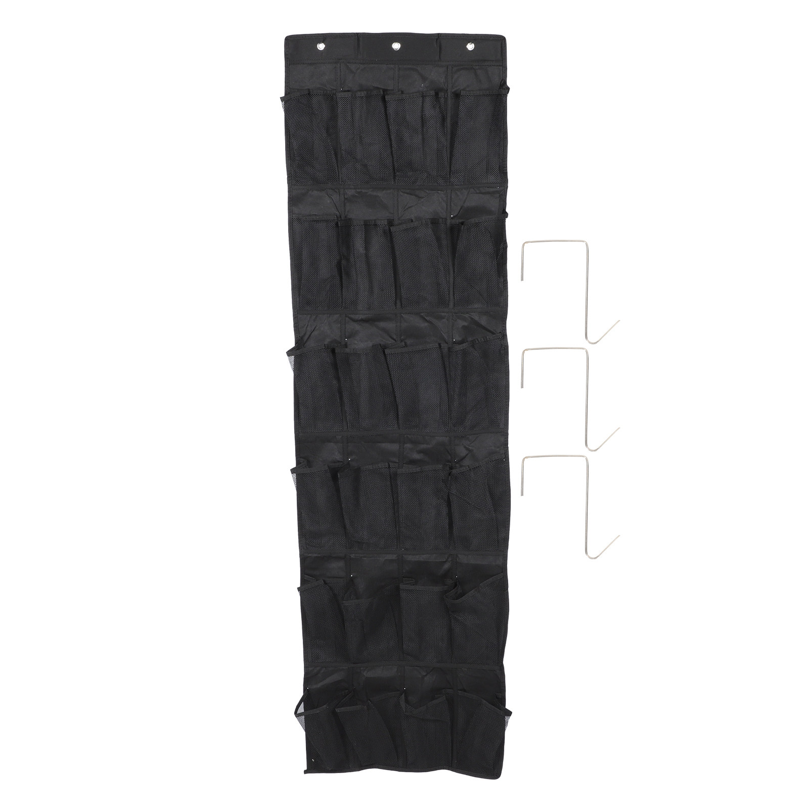 Home Bathroom Organizer - 24-Grid Shoes Hanging Storage Bag Door