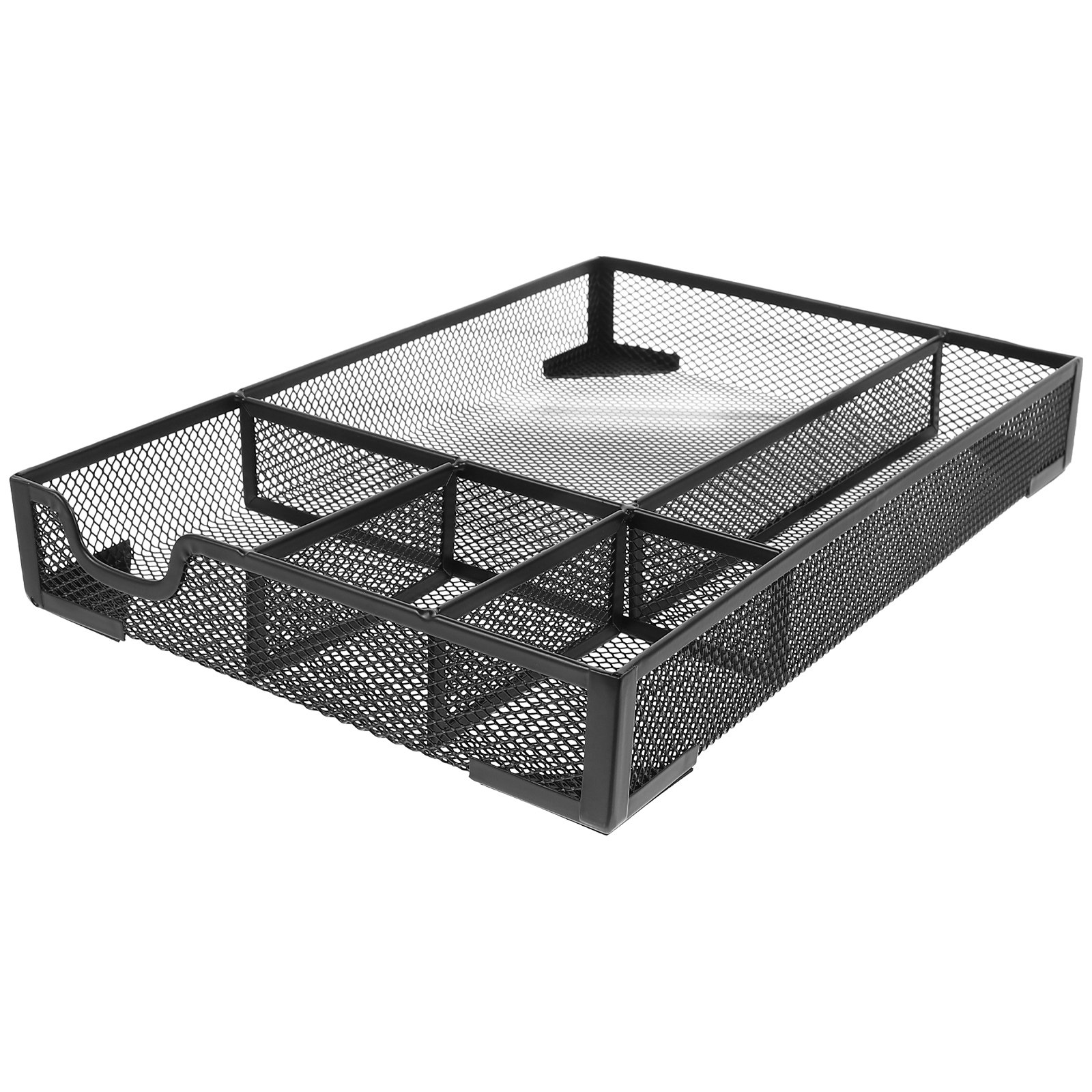 Home Bathroom Organizer - Drawer Style Mesh Desktop Organizer for