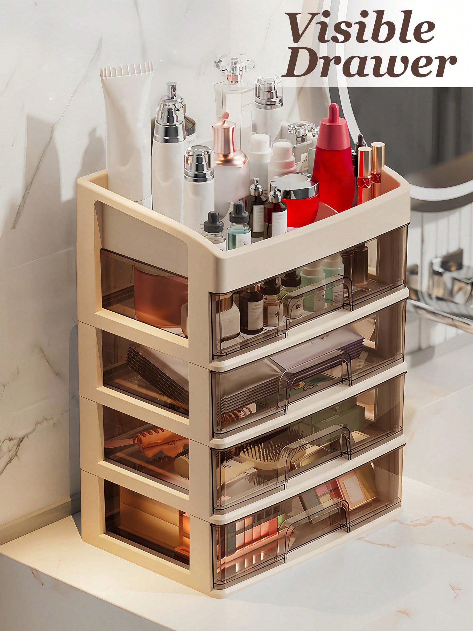 Makeup Organizer, Make Up Stor - Home Essentials Bathroom Storage review and price