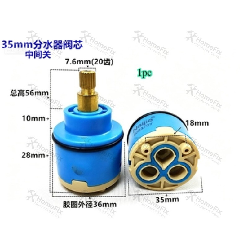 1Pcs Ceramic Valve Core 28mm 3 - Basin Mixer Tap review and price