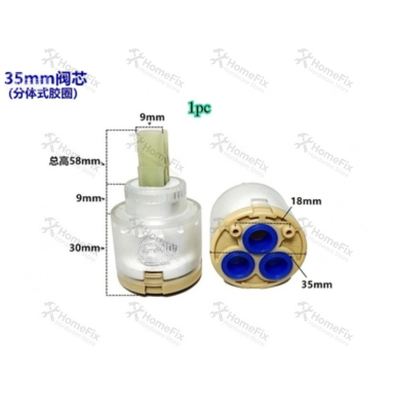 1Pcs Ceramic Valve Core 28mm 3 - Basin Mixer Tap review and price