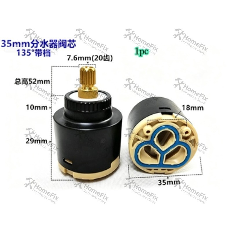 1Pcs Ceramic Valve Core 28mm 3 - Basin Mixer Tap review and price