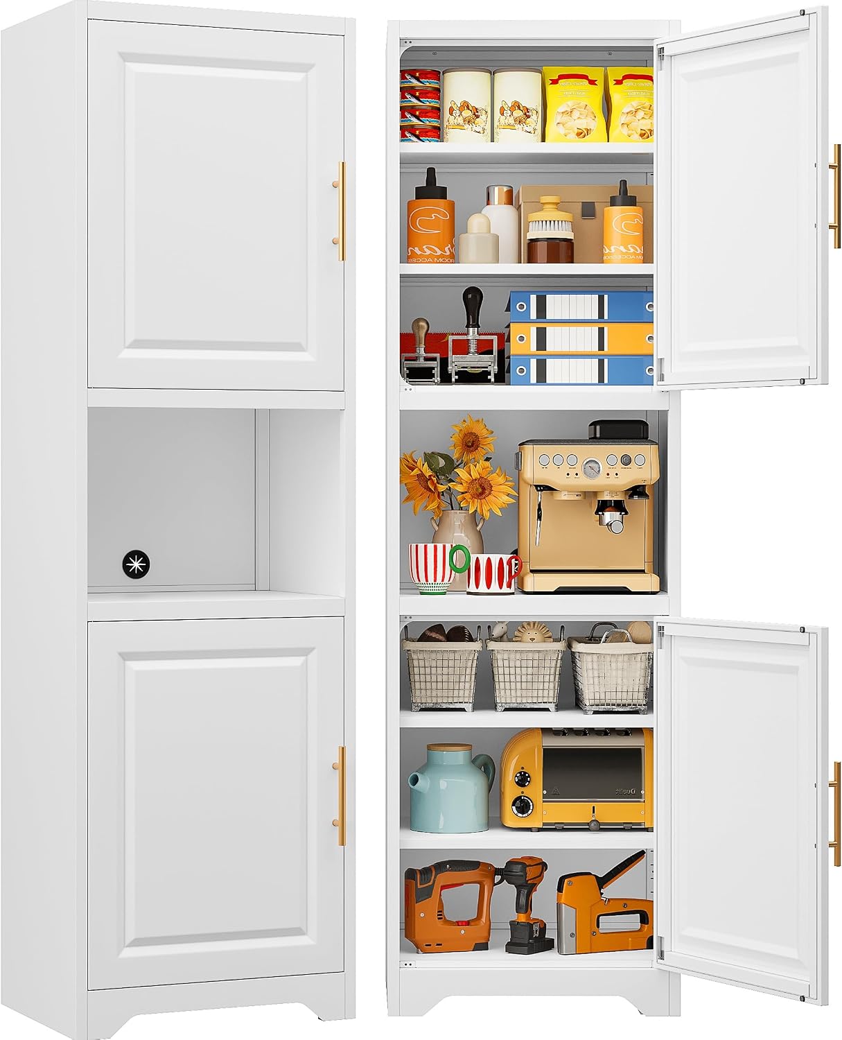 67 Inch Tall Narrow Storage Ca - Home Bathroom Organizer review and price