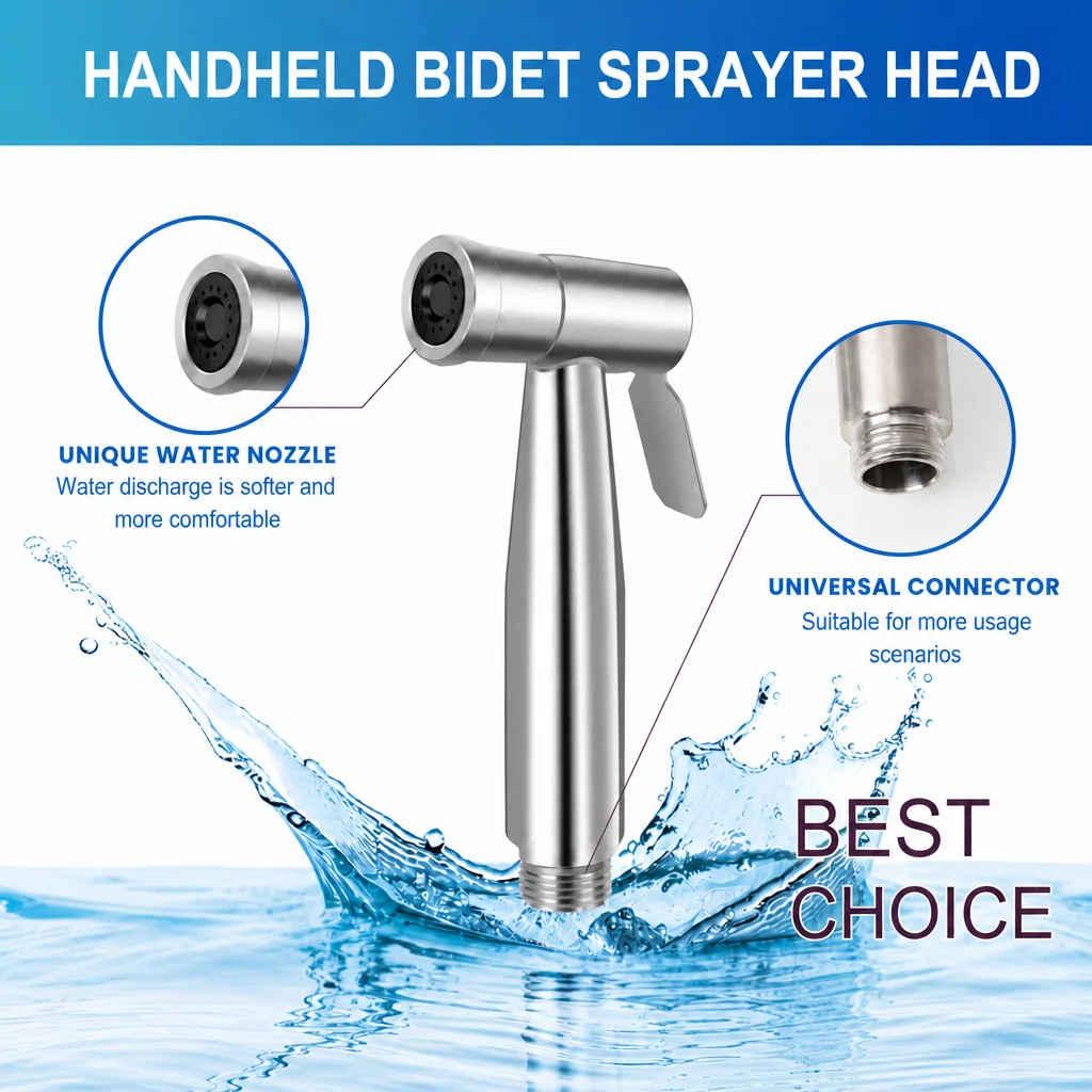 Portable Handheld Bidet Spraye - Plunger Toilet review and price