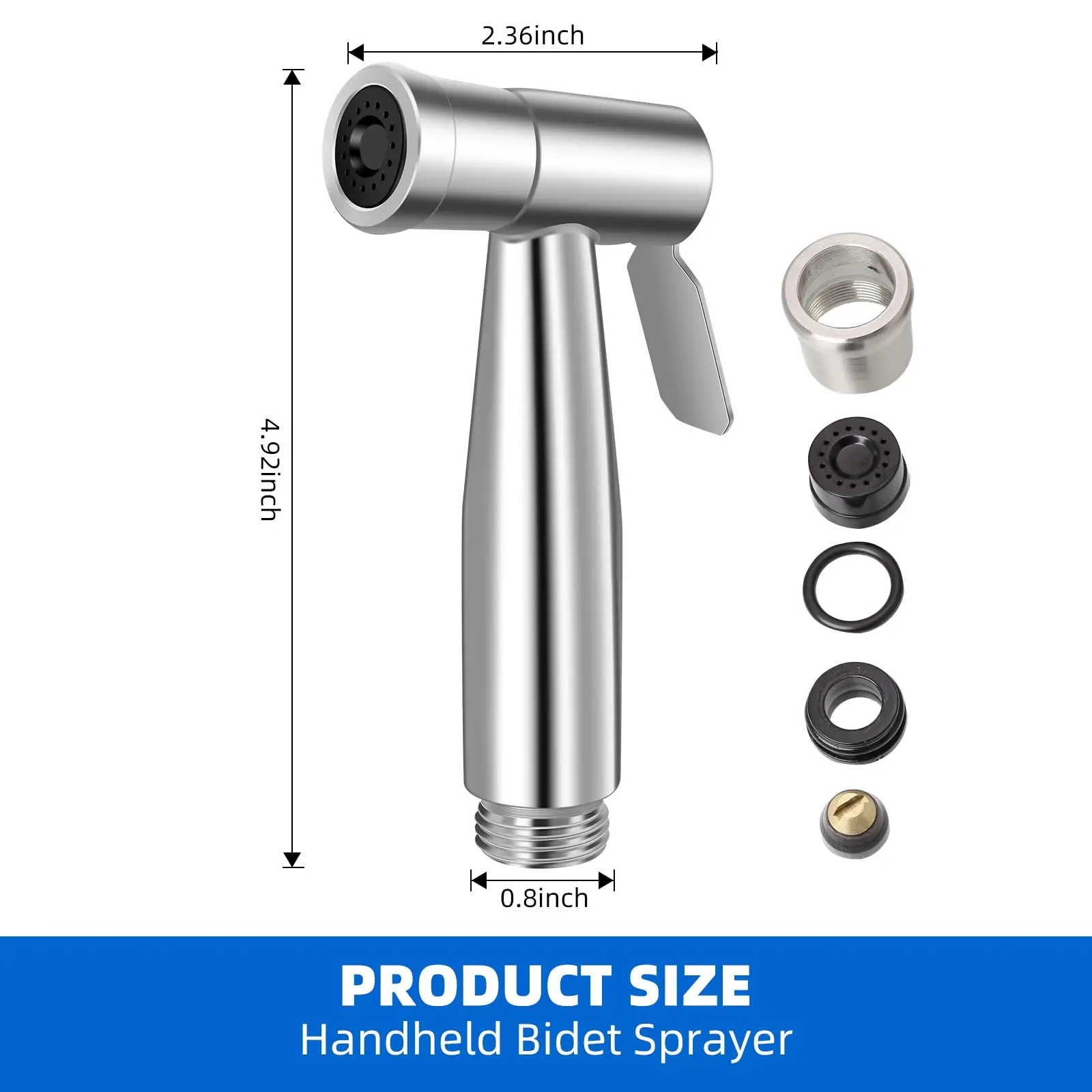 Portable Handheld Bidet Spraye - Plunger Toilet review and price