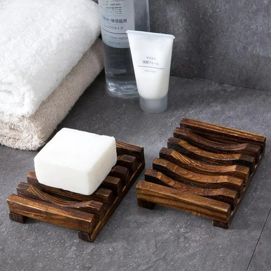 Natural Bamboo Soap Holder, Wo - Home Essentials Bathroom Storage review and price