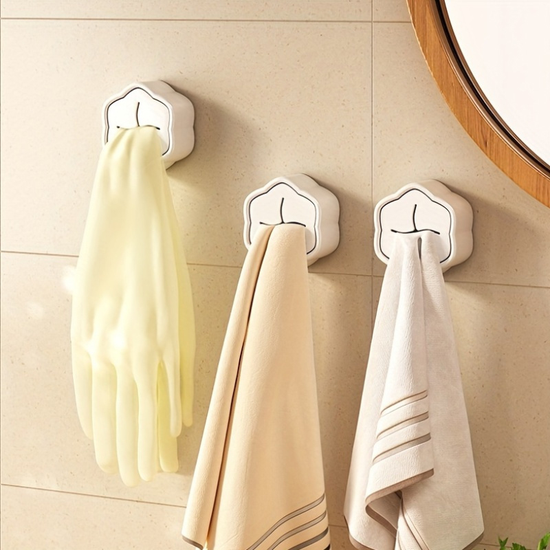 6PCS Self Adhesive Towel Holde - Home Bathroom Organizer review and price