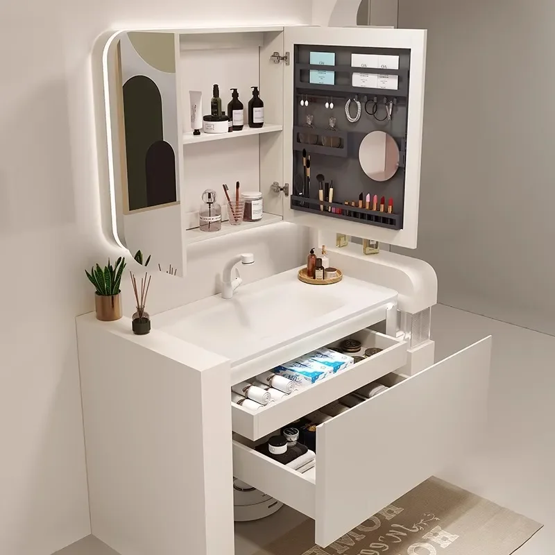 Ceramic Integrated Basin Bathr - Home Bathroom Vanity Combo review and price