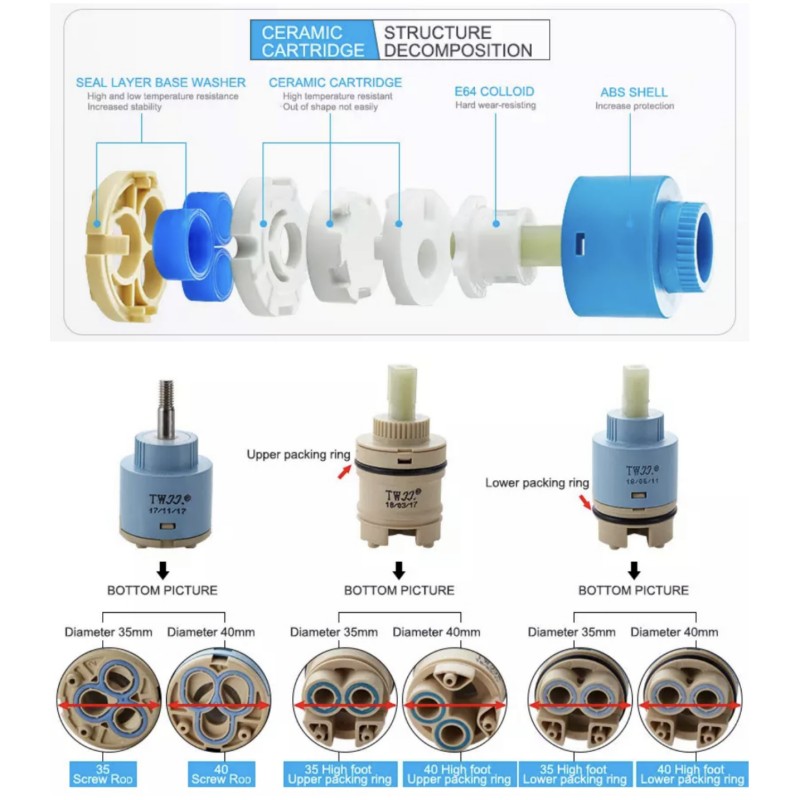 Faucets Mixing Spool Valve 25  - Basin Mixer Tap review and price